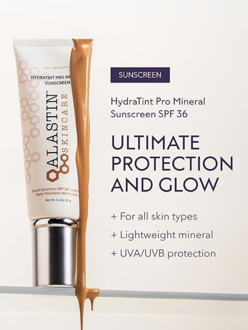 ALASTIN Skincare HydraTint Pro Mineral Sunscreen SPF 36 3.2 oz – Tinted Moisturi - Picture 3 of 5